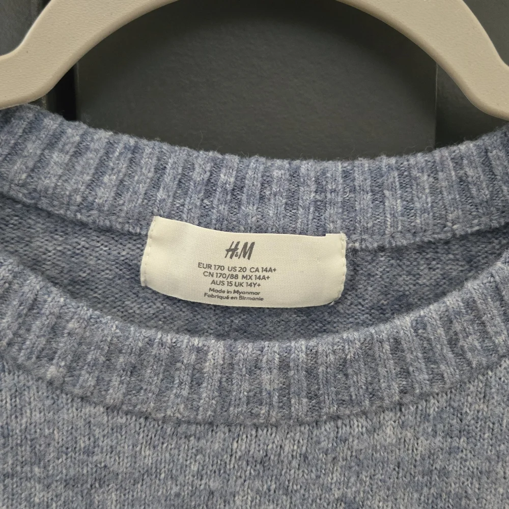 H&M Boys Marled Blue Sweater